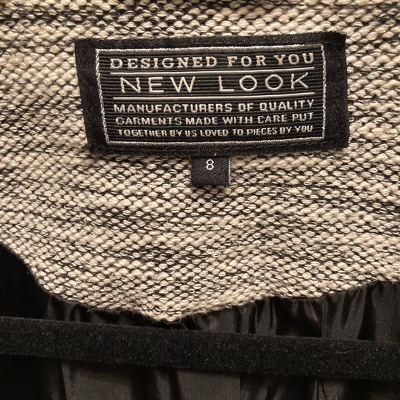 Salt & Pepper Oversized Blazer - Picture 3 of 5